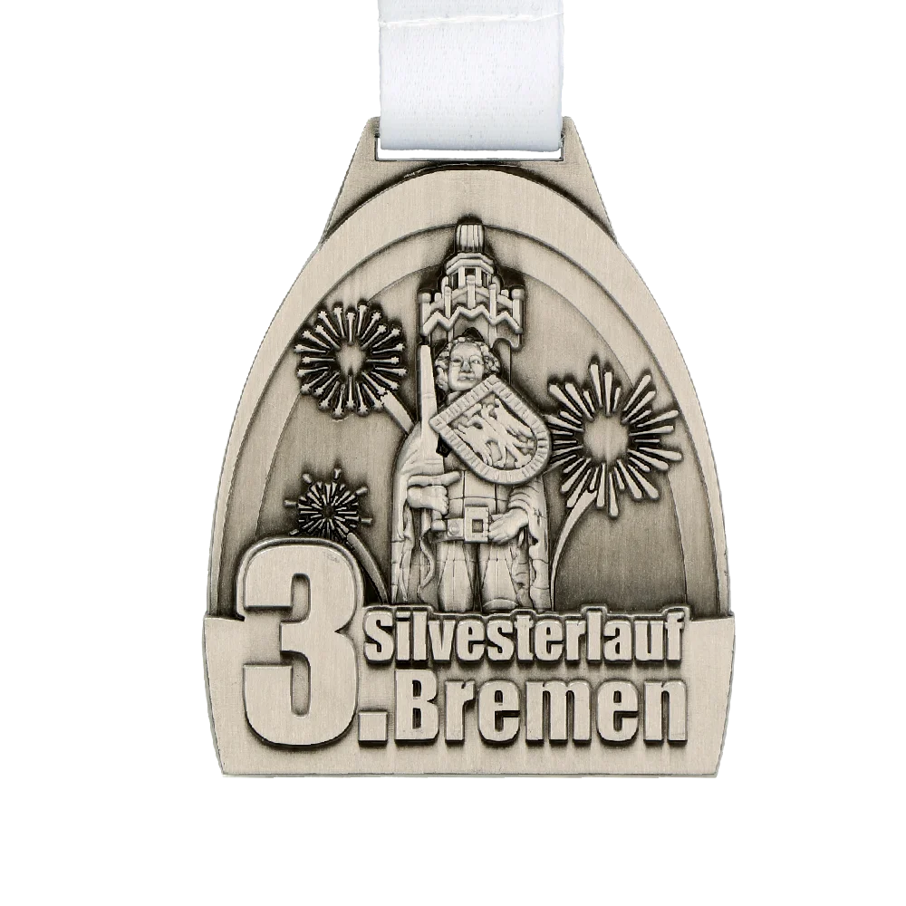 3 silvesterlauf bremen medal