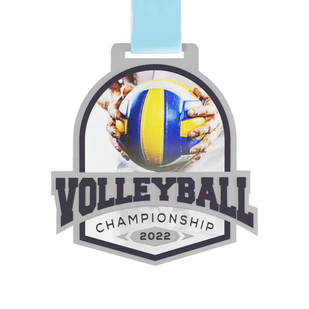 Volleyball championship medal