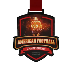 Custom made medal for Amerikai Futball Bajnokság Érmek