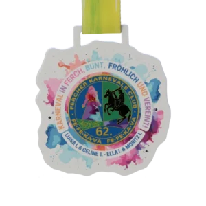 Custom made medal for Karneval in Ferch